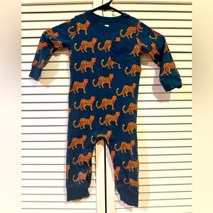 Tea Collection Animal Print Romper